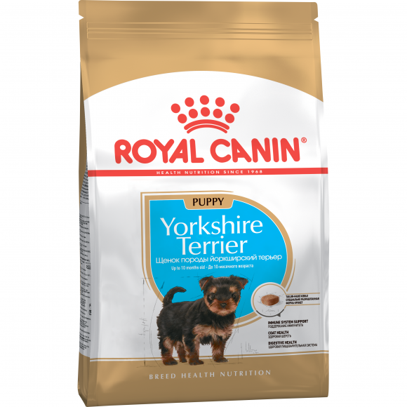 СКИДКА!!! Корм Royal Canin для щенков породы йоркширский терьер в возрасте до 10 мес. Yorkshire Terrier Puppy 1,5кг (СРОК 21.04.2024)