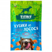 Лакомство TITBIT Кубики из лосося для собак 80 г