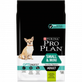 Корм Purina Pro Plan SENSITIVE DIGESTION для взрослых собак мелких и карликовых пород с чувствительным пищеварением с ягненком, 7 кг