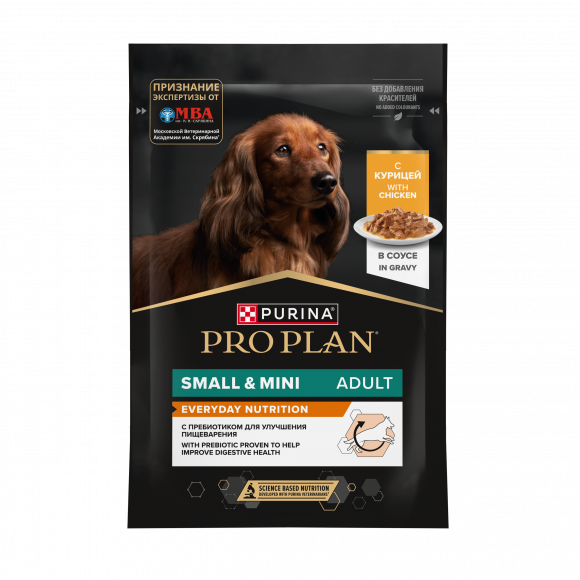 Влажный корм Purina Pro Plan Opti Savour для собак мелких и карликовых пород с курицей, 85 г Влажный корм Purina Pro Plan Opti Savour для собак мелких и карликовых пород с курицей, 85 г