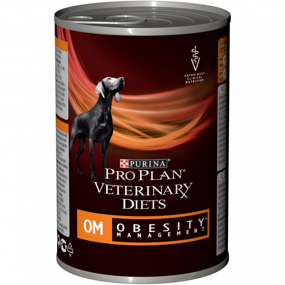 Ветеринарный влажный корм Purina Pro Plan Veterinary diets OM для собак при ожирении 400гр