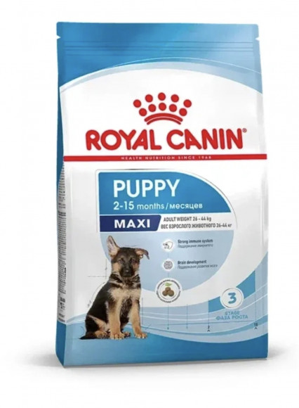 Корм Royal Canin для щенков крупных пород 2-15 мес. Maxi Puppy 15 кг