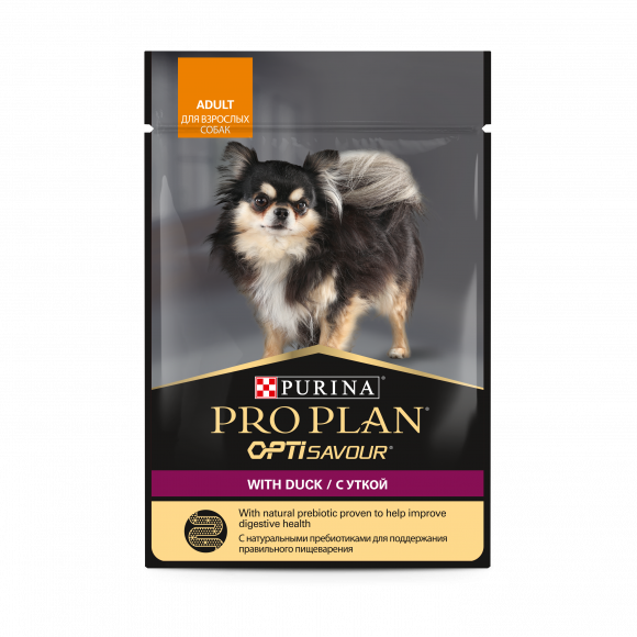 Влажный корм Purina PROPLAN для взрослых собак мелких и карликовых пород, Утка 85г