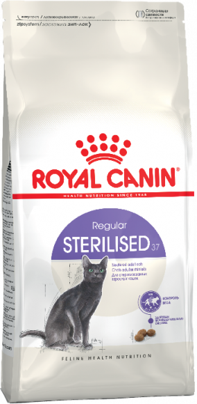 АКЦИЯ! Корм Royal Canin для стерилизованных кошек Sterilised 37 400гр + 40% в подарок