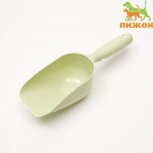 Совок мерный для корма, 24 х 8 х 6 см, зеленый Совок мерный для корма, 24 х 8 х 6 см, зеленый
