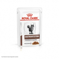 Ветеринарный влажный корм Royal Canin для кошек при нарушениях пищеварения Gastro Intestinal Moderate Calorie 85 г
