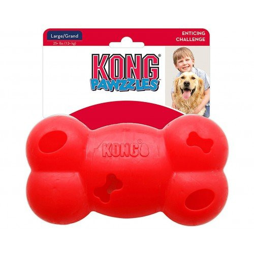 KONG Pawzzles игрушка для лакомств Косточка малая 12 см