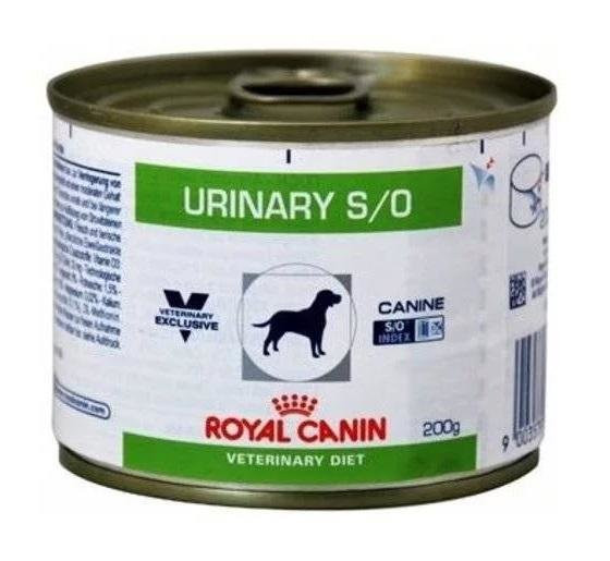 Ветеринарный влажный корм Royal Canin для собак  при заболеваниях дистального отдела мочевыделительной системы Urinary S/O 200гр