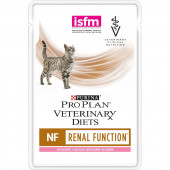 Ветеринарный влажный корм Purina Pro Plan Veterinary Diets NF корм для кошек при патологии почек, с лососем, пауч, 85 г Ветеринарный влажный корм Purina Pro Plan Veterinary Diets NF корм для кошек при патологии почек, с лососем, пауч, 85 г