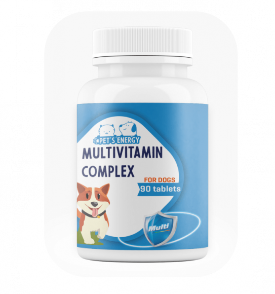 Витаминная добавка Pet's Energy Мультивитамины для собак 500 мг, D11, уп. 90 таблеток