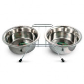 Миска на подставке жук 2*0,8л Triol (9003) Миска на подставке жук 2*0,8л Triol (9003)