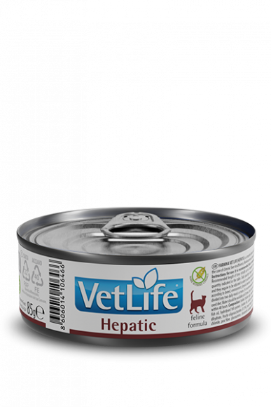 Ветеринарный влажный корм Framina VET LIFE HEPATIC паштет для кошек (при заболевании почек), 85 г.