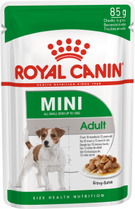 Влажный корм Royal Canin для взрослых собак малых пород в соусе Mini Adult 85 г