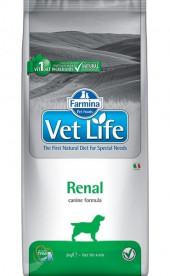 Ветеринарный корм Farmina Vet Life Dog Renal для взрослых собак при почечной недостаточности 2 кг Ветеринарный корм Farmina Vet Life Dog Renal для взрослых собак при почечной недостаточности 2 кг