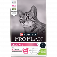 Корм Purina Pro Plan для кошек с чувствительным пищеварением и привередливых к еде, с ягненком, 3кг Корм Purina Pro Plan для кошек с чувствительным пищеварением и привередливых к еде, с ягненком, 3кг
