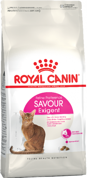 Корм Royal Canin для кошек-приверед к вкусу (1-12 лет) Savour Exigent 2кг