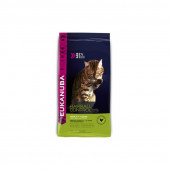 Корм Eukanuba Hairball Control с домашней птицей для вывода шерсти из желудка для кошек 2кг
