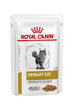 Ветеринарный влажный корм Royal Canin Urinary Moderate Calorie S/O для кошек при заболеваниях дистального отдела мочевыделительной системы соус 85 г Ветеринарный влажный корм Royal Canin Urinary Moderate Calorie S/O для кошек при заболеваниях дистального отдела мочевыделительной системы соус 85 г