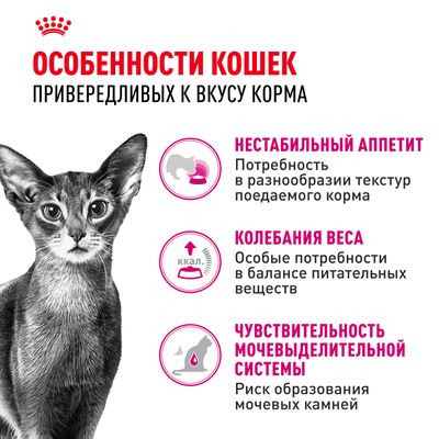 Корм Royal Canin для кошек-приверед к вкусу (1-12 лет) Savour Exigent 400 г