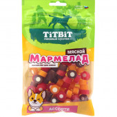 Лакомство TITBIT Мармелад мясной ассорти 120 г Лакомство TITBIT Мармелад мясной ассорти 120 г