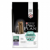 Корм Purina Pro Plan для собак мелких и карликовых пород с чувствительным пищеварением, индейка, 7 кг