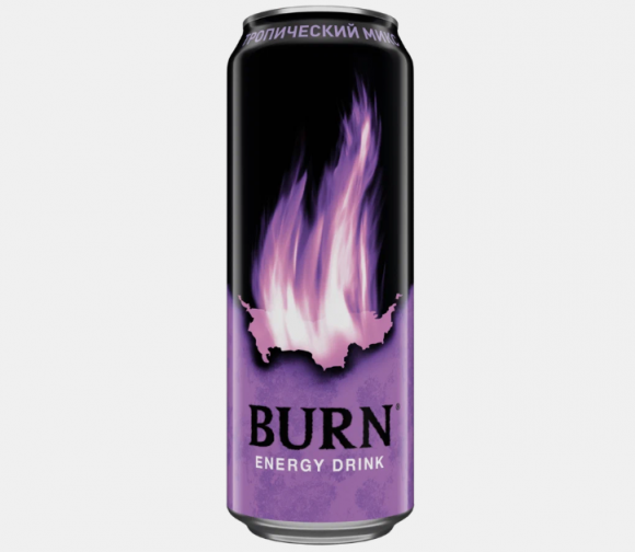 Энергетический напиток "Burn" Тропический микс 0,449л