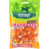 Лакомство TITBIT Мармелад мясной с индейкой 120 г Лакомство TITBIT Мармелад мясной с индейкой 120 г
