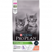 Корм Purina Pro Plan для стерилизованных котят, с высоким содержанием лосося, 1,5 кг