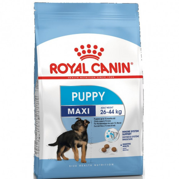 Корм Royal Canin для щенков крупных пород 2-15 мес. Maxi Puppy 4кг