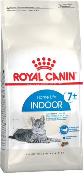 АКЦИЯ!!!Корм Royal Canin Indoor 7+ для пожилых кошек в возрасте от 7 до 12 лет живущих в помещении 400гр