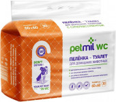Пеленки PetMil WC с суперабсорбентом 60*60 уп.30шт Пеленки PetMil WC с суперабсорбентом 60*60 уп.30шт