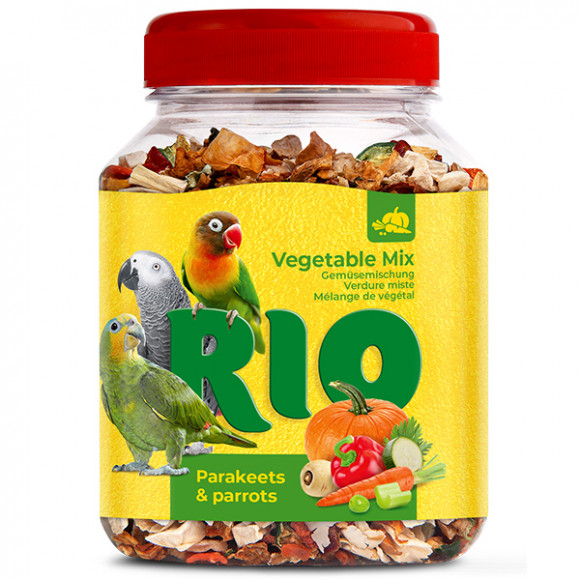 Лакомство Rio Овощная смесь для средних и крупных попугаев 150 г