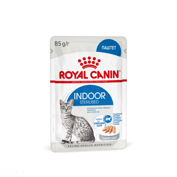 Влажный корм Royal Canin для стерилизованных кошек Indoor Sterilised (паштет) 85 г