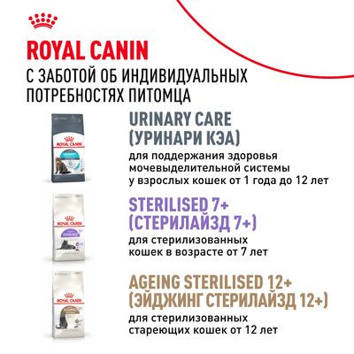 Корм Royal Canin для стерилизованных кошек Sterilised 37 10 кг
