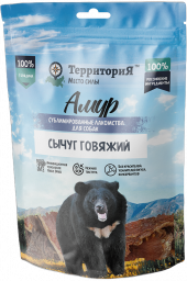 Лакомство ТерриториЯ Амур для собак Сычуг говяжий сублимированное, 40г