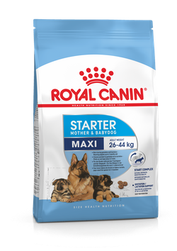 СКИДКА!!! Корм Royal Canin для щенков крупных пород до 2х месяцев, беременных и кормящих собак Maxi Starter 4 кг