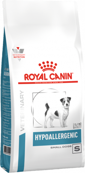 Ветеринарный корм Royal Canin для собак малых пород с пищевой aллергией Hypoallergenic small HSD24 1кг