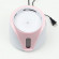 Фонтанчик для животных Carno, 2 л, с сенсором уровня воды, бело-розовый