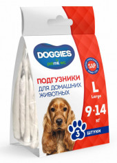 Подгузники Doggies для собак 9-14кг уп.3шт Подгузники Doggies для собак 9-14кг уп.3шт