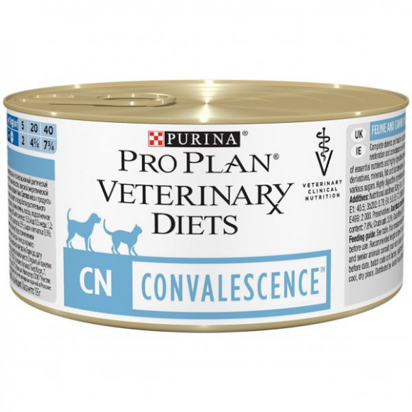 Влажный корм Pro Plan Veterinary Diets CN корм для кошек и собак при выздоровлении (восстановлении), 195гр