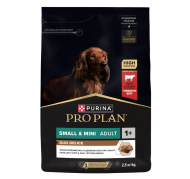 Корм Purina Pro Plan  DUO DELICE для взрослых собак мелких и карликовых пород с превосходным вкусом и двойной текстурой гранул с говядиной, 2.5 кг
