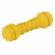 Игрушка Mr.Kranch для собак Гантель дентальная 18 см желтая с ароматом сливок