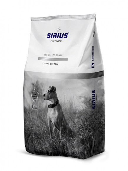 Корм Sirius Super premium для собак "Утка с овощами" 12кг