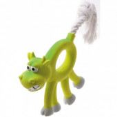 Игрушка латекс "Корова с канатным хвостом" 12 см
