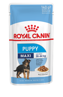АКЦИЯ!!! Влажный корм Royal Canin Maxi Puppy для щенков крупных пород 3*140гр+1*140гр