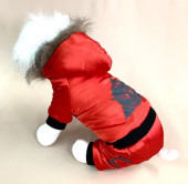 Комбинезон "Dog style", шелк, красный, S Комбинезон "Dog style", шелк, красный, S
