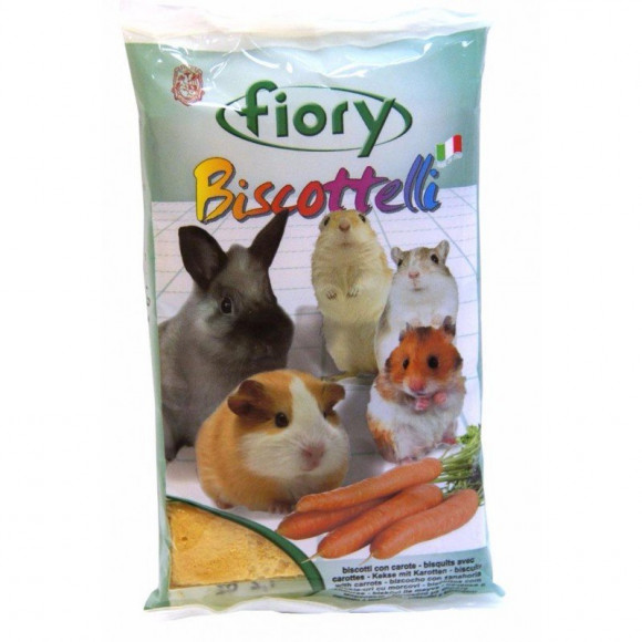 Бисквиты для грызунов с морковью Fiory Biscottelli 35гр