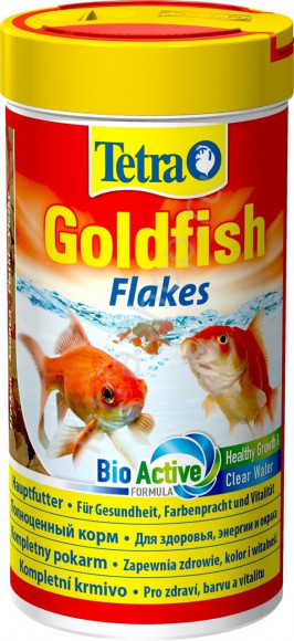 Корм для рыб Тетра Goldfish для золотых рыбок (хлопья) 250 мл