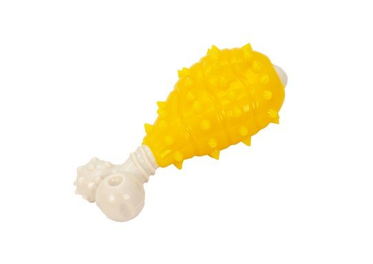 Игрушка Куриная ножка Marli с ароматом курицы 12х6см из термопластичной резины