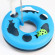 Игрушка для кошек "Загадочный круг - Рыбки", мышь на пружине и шарик, 23 х 7 см, синяя/белая